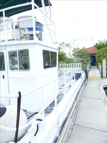 Pictures of the 45 ft Landing Craft in June 2014 at Biscayne National Park.