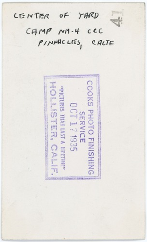 (Reverse) Camp Pinnacles