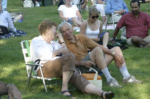 Music in the Meadow concert audience at Cuyahoga Valley National Park