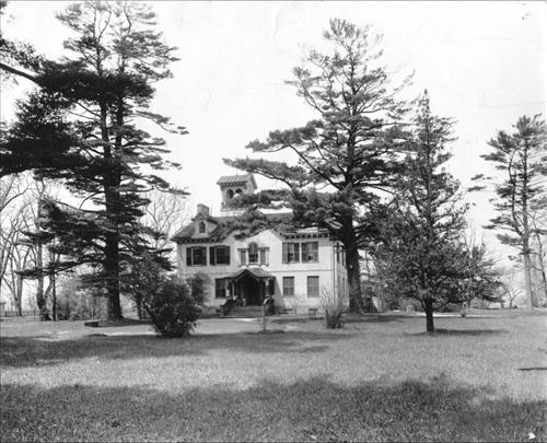 Historic photos of Lindenwald as it appeared prior to the creation of Martin Van Buren National Historic Site - date unknown