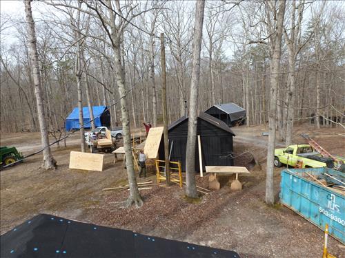 Replace Roofs on 13 Structures Cabin Camp 3