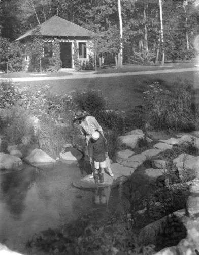 Mrs. Pulitzer and son