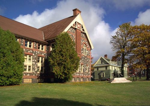 Former Calumet & Hecla Public Library in Keweenaw National Historical Park