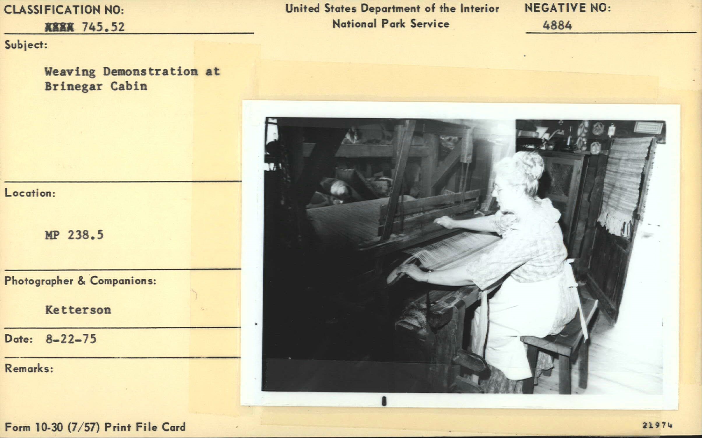 Weaving demonstration