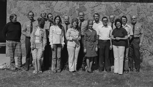 Park staff, 1976.