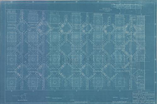 20352.BL-(GROUP 3) East Orange, NJ--Brick Church Viaduct and Station [1921-1922]