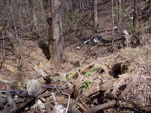 FOWA-Dumping in Area C at Fort Washington Park, April 9, 2009