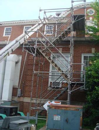 Clark Atlanta University; Arnett Hall roof restoration September 2010