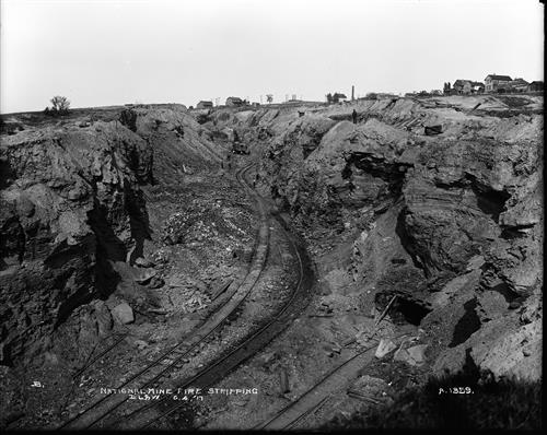 A1351-1359--Taylor, PA--National Mine--Stripping of Mine Fire Area [1917.06.04]