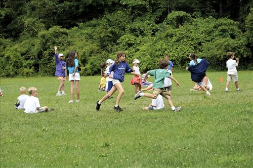 Free play at Junior Ranger Day Camp in Cuyahoga Valley National Park