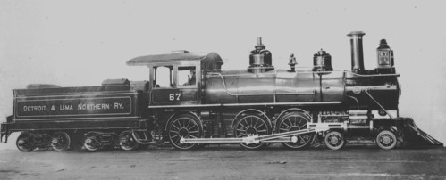 Detroit & Lima Northern no. 67 [4-6-0]