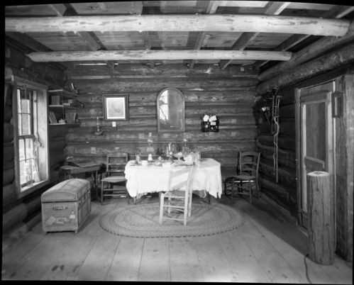 Hodgon cabin interior as furnished