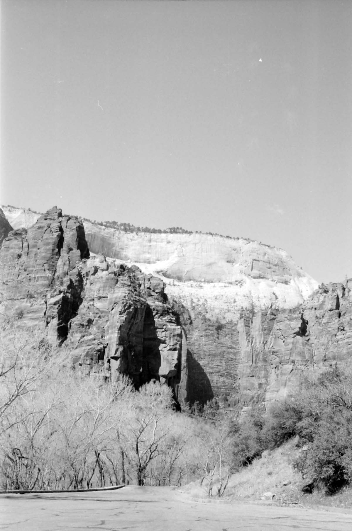 BW Photos of Cathedral Mountain.