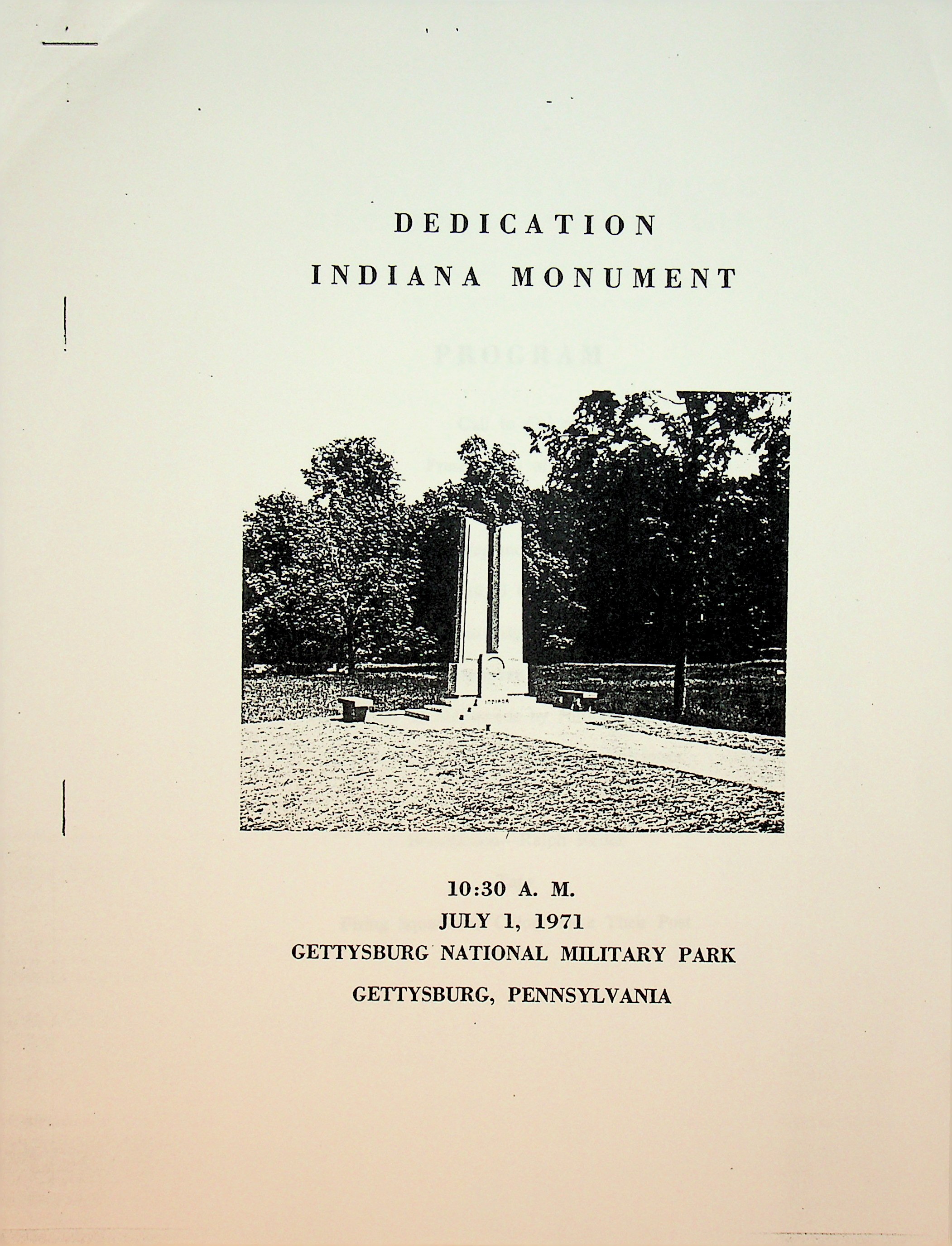 cover for ceremonies of dedication 