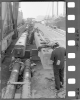 Condition survey of Alma (built 1891; scow schooner) before the restoration of 1980. Photographs taken to record the condition and status of Alma (built 1891; scow schooner) prior to a rennovation in 1980.