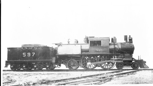 Central Railroad of New Jersey no. 597 [4-4-2]