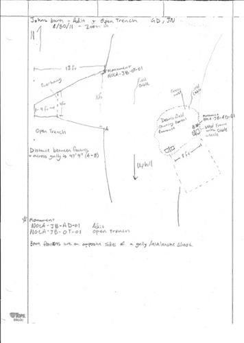 NOCA-Johnsburg Mine site, feature AD-01 - AML assessment, North Cascades NP, Aug 2011