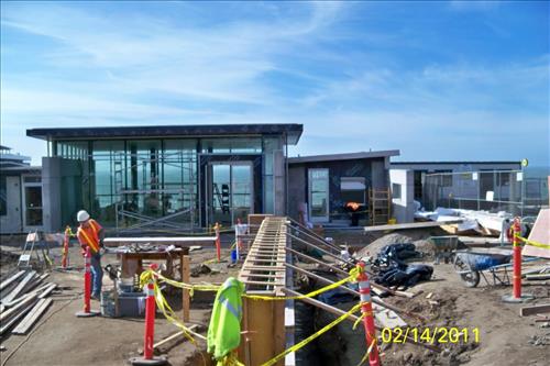Lands End Lookout  Construction photos group 2