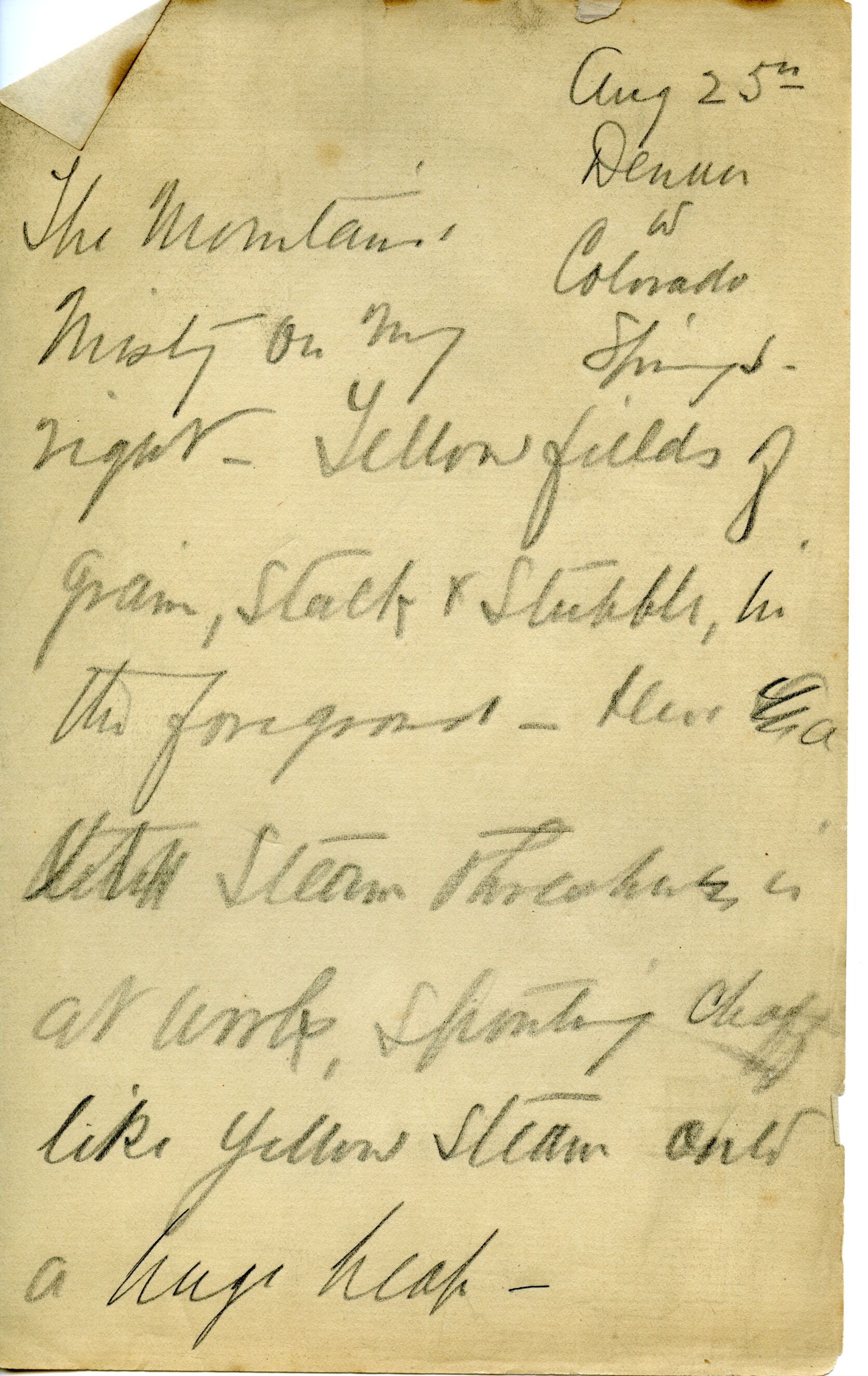 Journal, Dorr, August 25 p.1