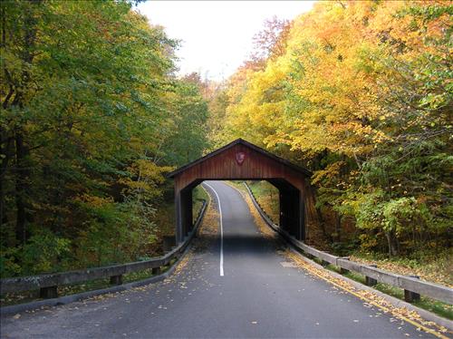 SLBE Pierce Stocking Scenic Drive - Covered Bridge - Fall