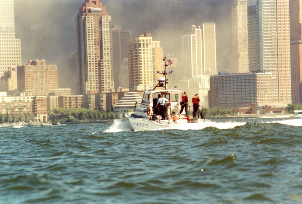 The U.S. Park Police Marine Unit on September 11, 2001.