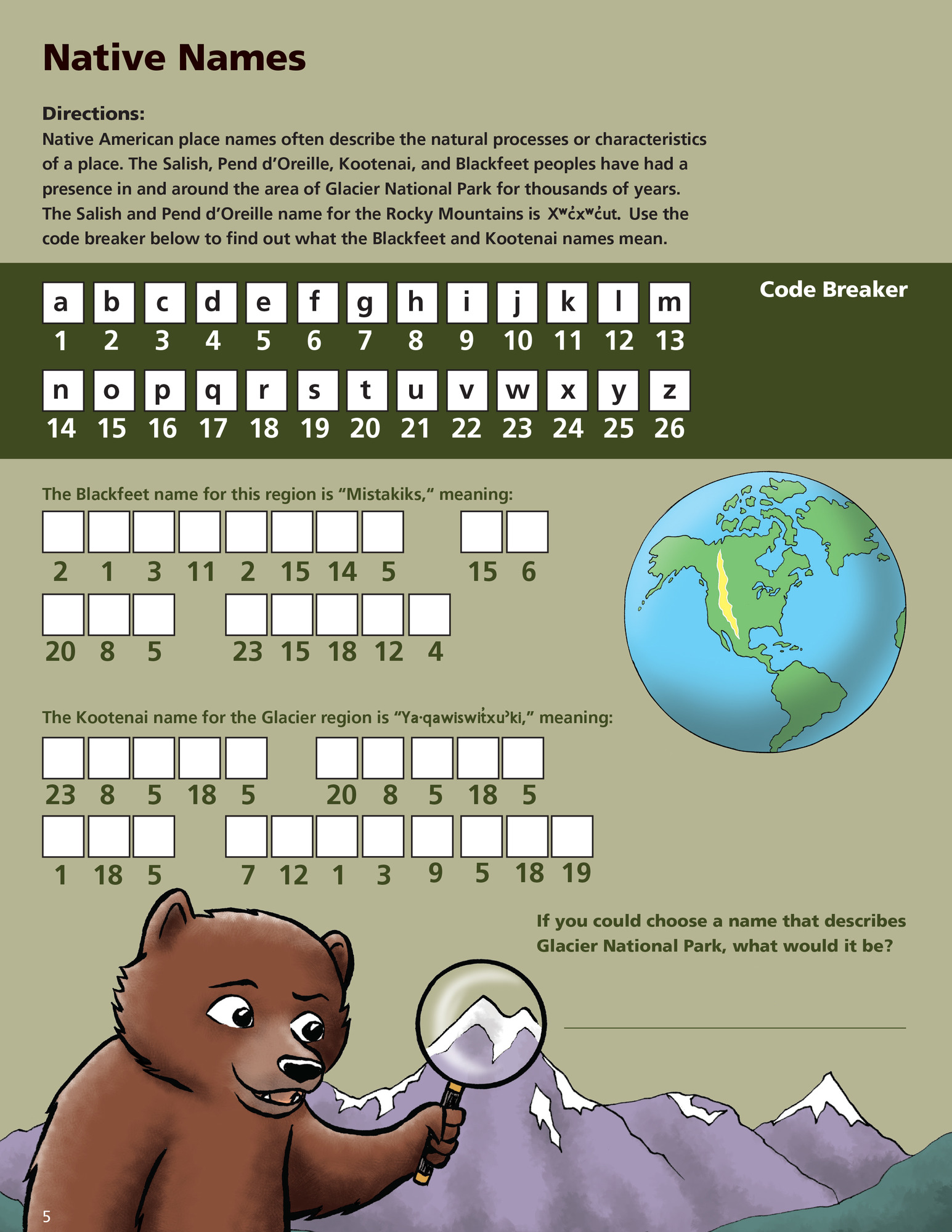 Native Names Code Breaker