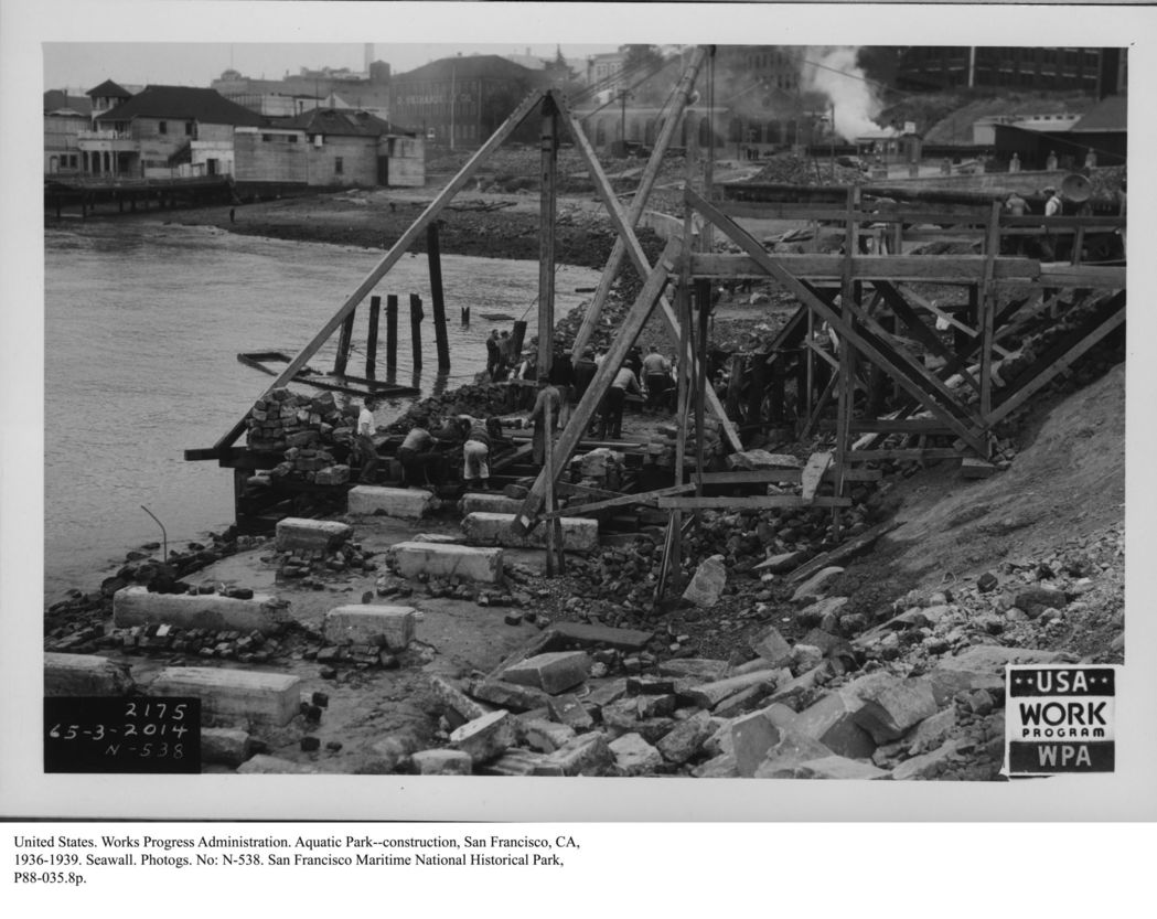 United States. Works Progress Administration. Aquatic Park photographs part 1