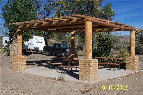 Buck and Rail Fence and Picnic Shelters, 2013