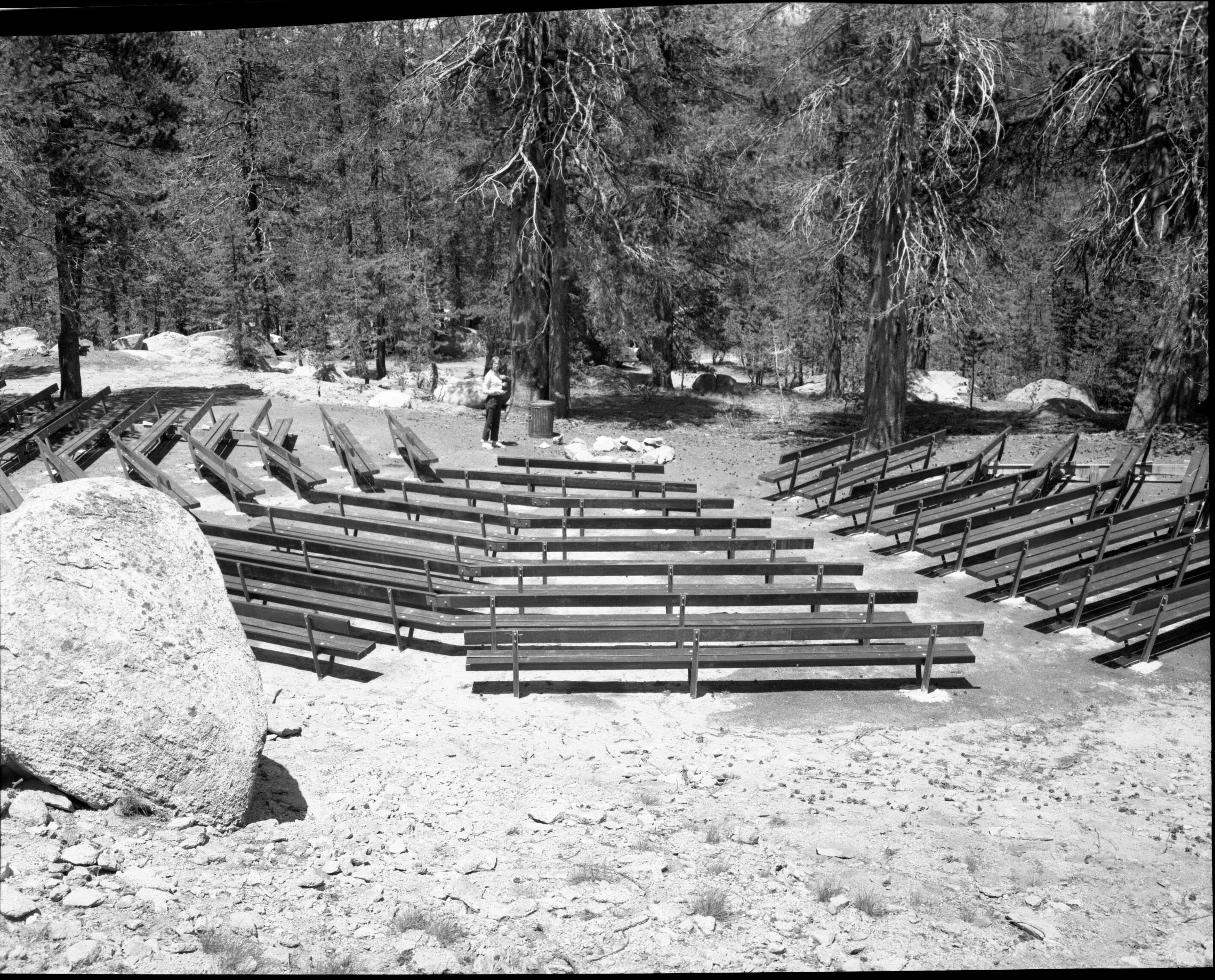 New Campfire Circle at Bridalveil Campground