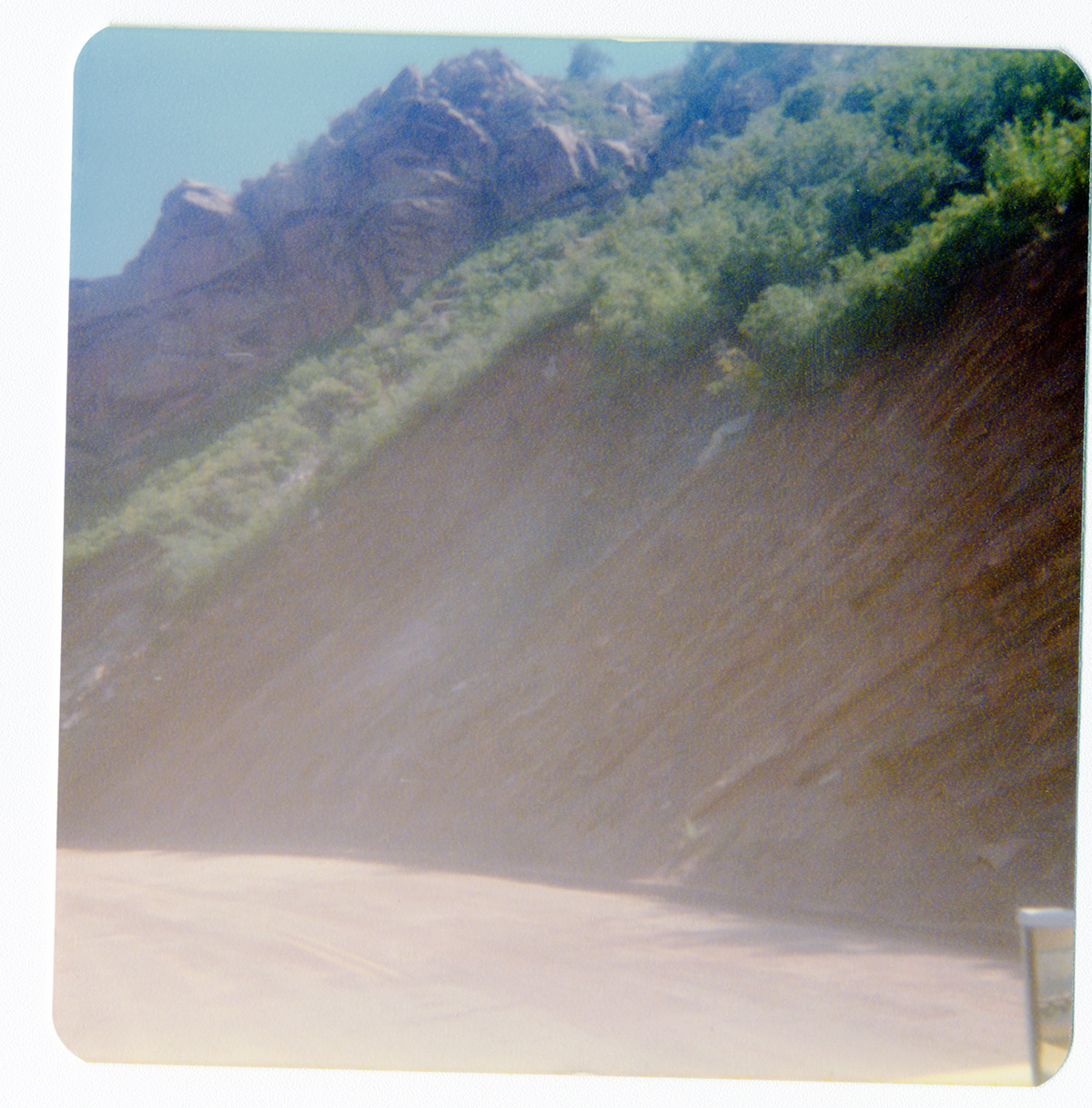 The side of the road along the Kolob Terrace Road - North Unit.