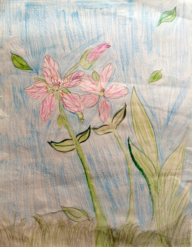 student artwork-spring beauty