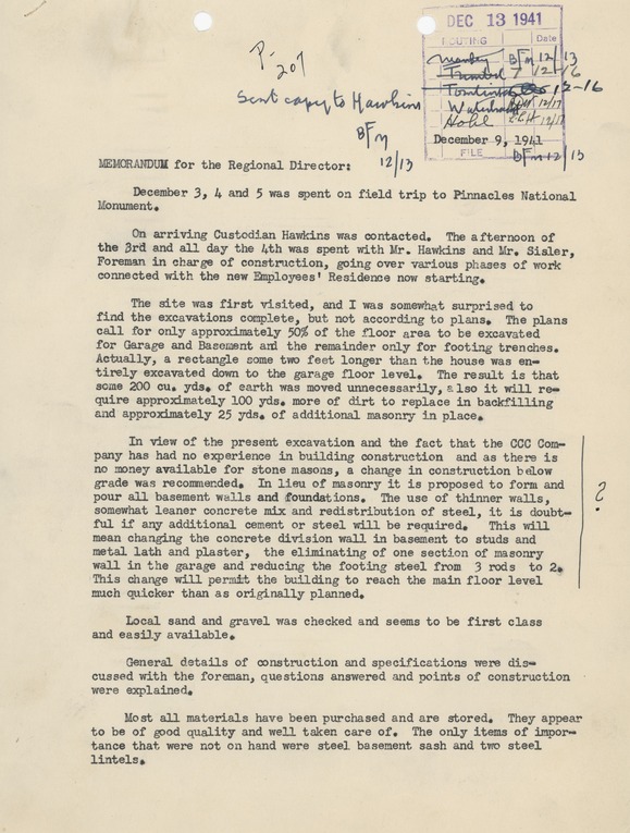 Memorandum for the Regional Director