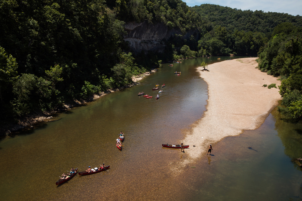 Floaters near Tyler Bend