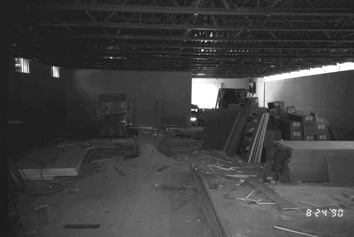 Construction of headquarters addition.