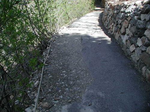 fy06 Rehab cave trail for visitor safety