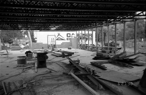 Construction of headquarters addition.