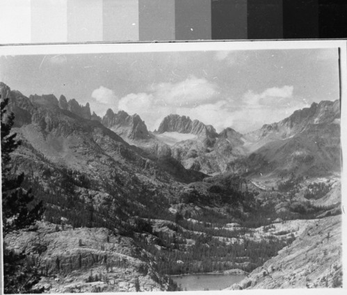 Minarets (and Basin). [New copy made in 1984 on 2 1/4 x 2 3/4 film. Original negative was nitrate - Pulled and destroyed - Code 4].
