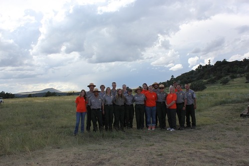 2015 park group photo after a busy summer special event.