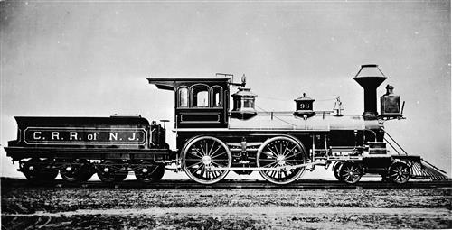 011/001.130--Central Railroad of New Jersey Railroad Locomotive [GROUP 02]