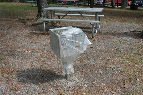 Visitor Center Picnic Area of Horseshoe Bend NMP in 2007