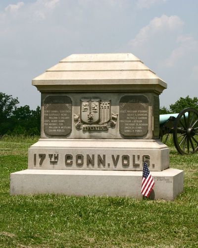 17th Connecticut Infantry Monument
