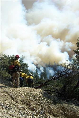 Power Tower Prescribed burn at Whiskeytown National Recreation Area, 2004