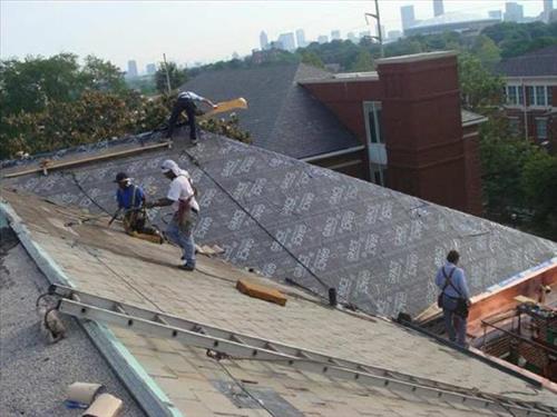 Clark Atlanta University; Arnett Hall roof restoration September 2010