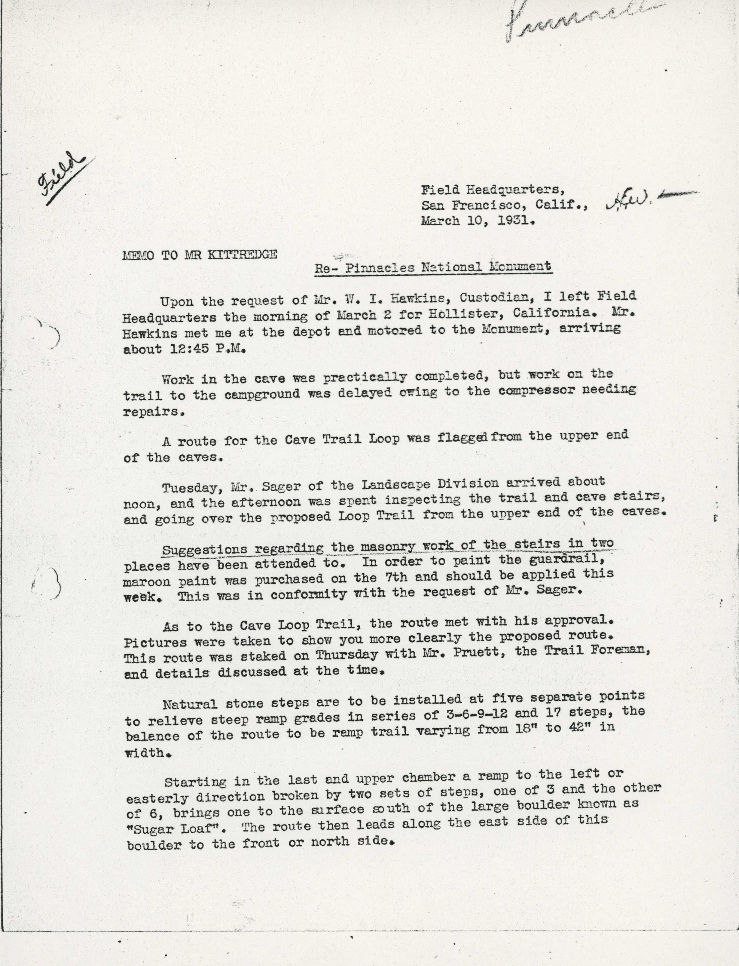 Trail Location, Construction, and Landscape Review