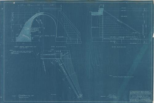 20047.BL-East of Blairstown, NJ--Arch bridge no. 18.01 over highway [1908]