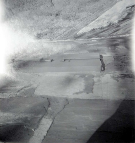 Park personnel installing a culvert/drainage pipe in location in Zion.