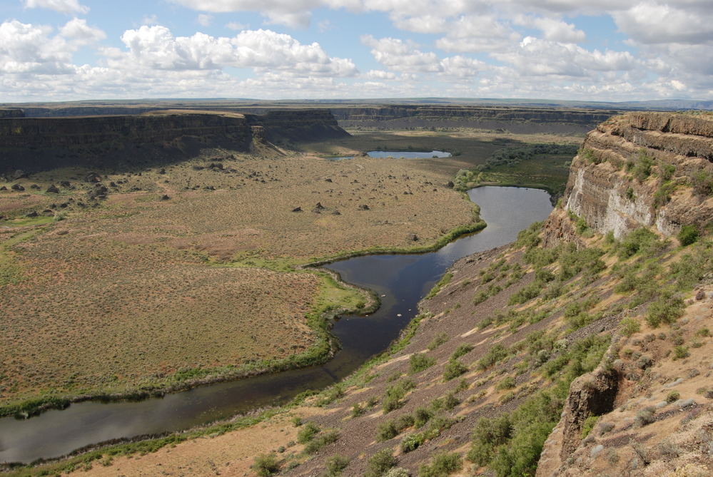 Downstream from Dry Falls
