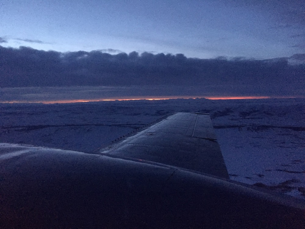 Sights on the flight