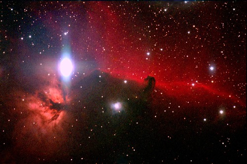 Photo of Horsehead Nebula taken from Chaco Observatory.