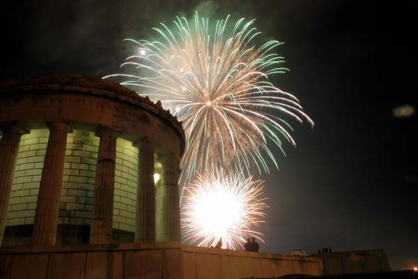 Each year the Vincennes fireworks attract approximately 15000 visitors who view the show from the grounds of the George Rogers Clark National Historical Park